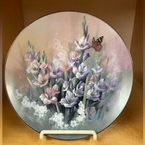 EDWIN KNOWLES RUBY ELEGANCE COLLECTABLE PLATE by TAN CHUN CHIU